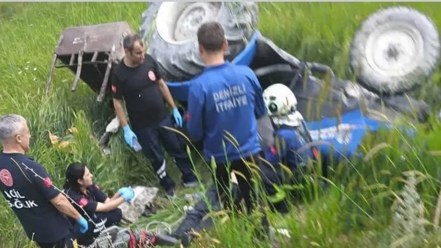Denizli'de Traktör Devrildi: 60 Yaşındaki Sürücü Hayatını Kaybetti