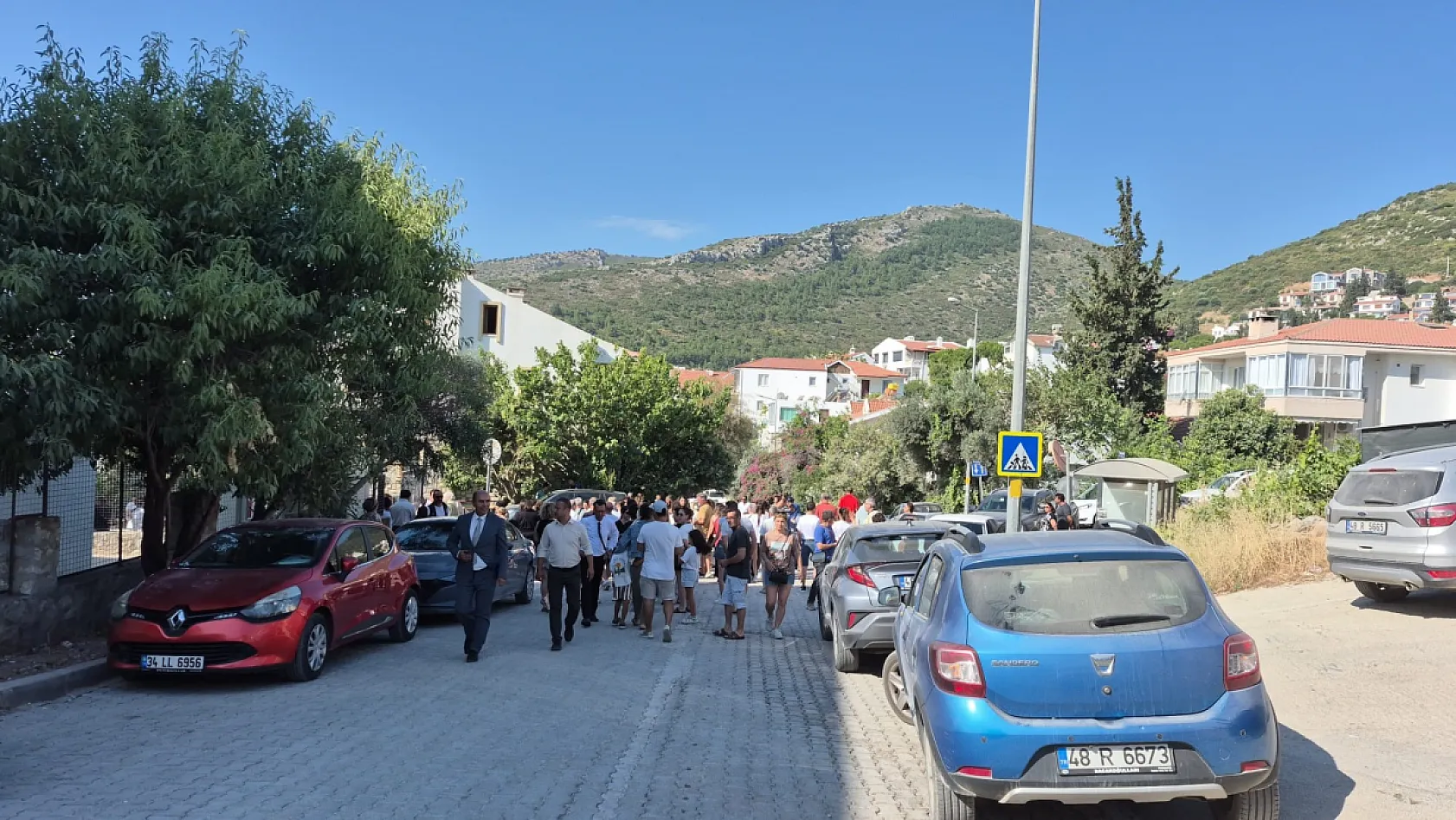 Datça'da LGS maratonunda manzara değişmedi