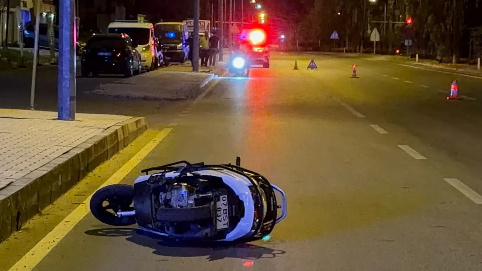 Motosiklet kazası: 1 ölü, 1 ağır yaralı
