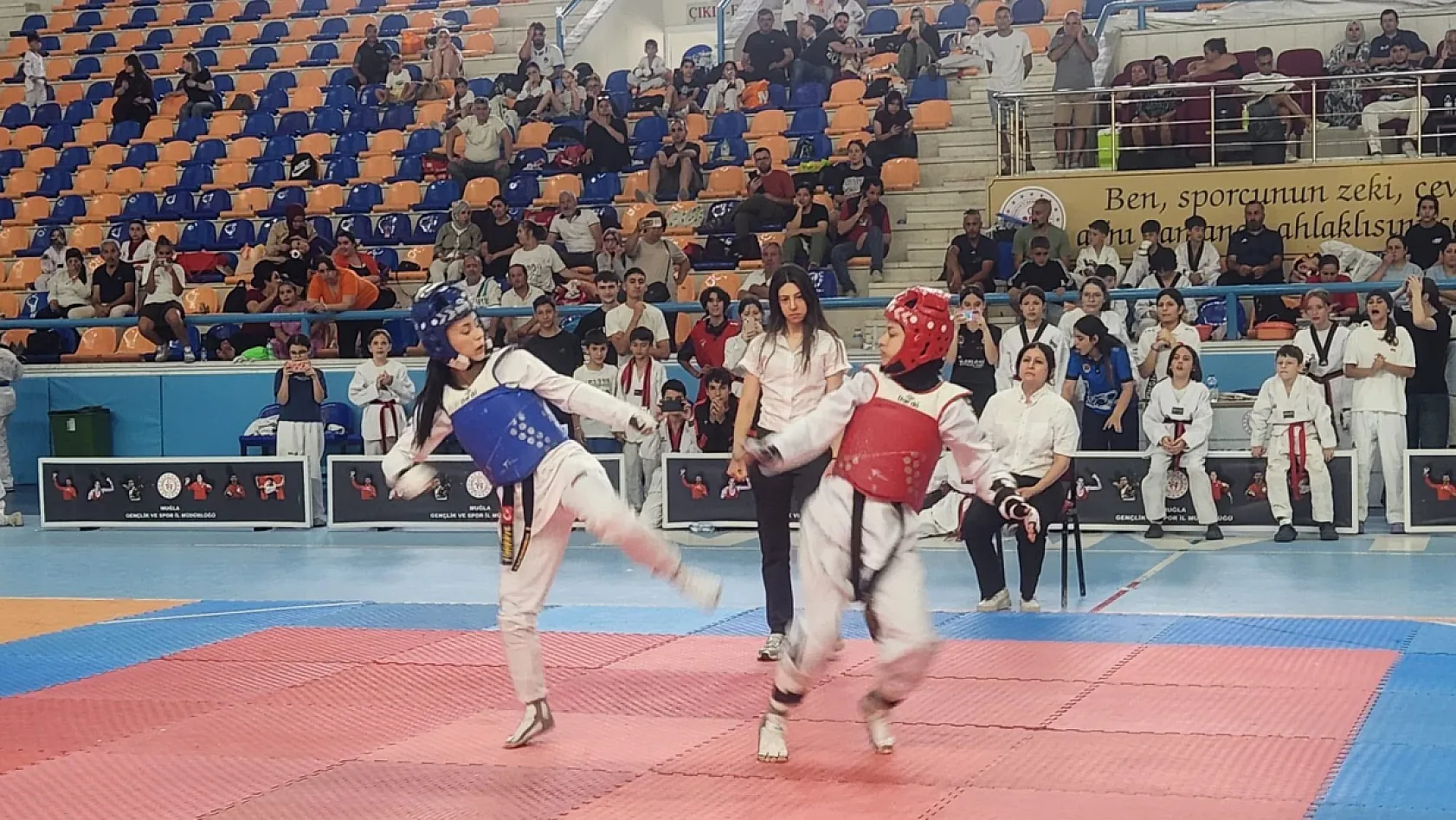 Muğla'da taekwondo il seçmeleri heyecanı yaşandı