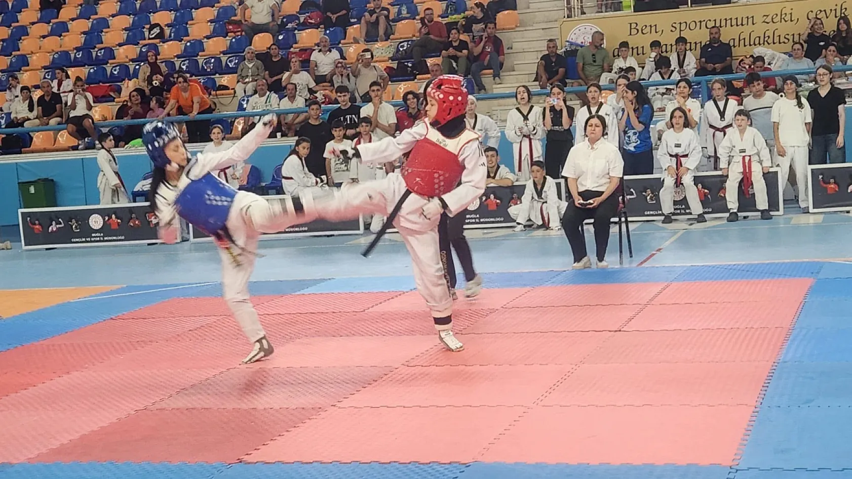 Muğla'da taekwondo il seçmeleri heyecanı yaşandı