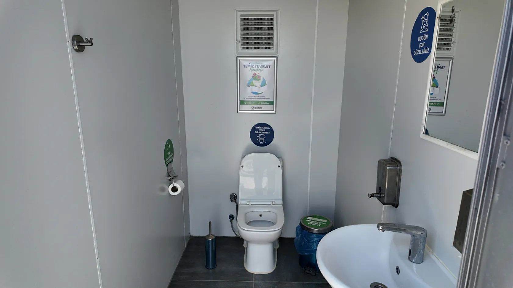 Bodrum'da modern tuvaletler hizmete alındı