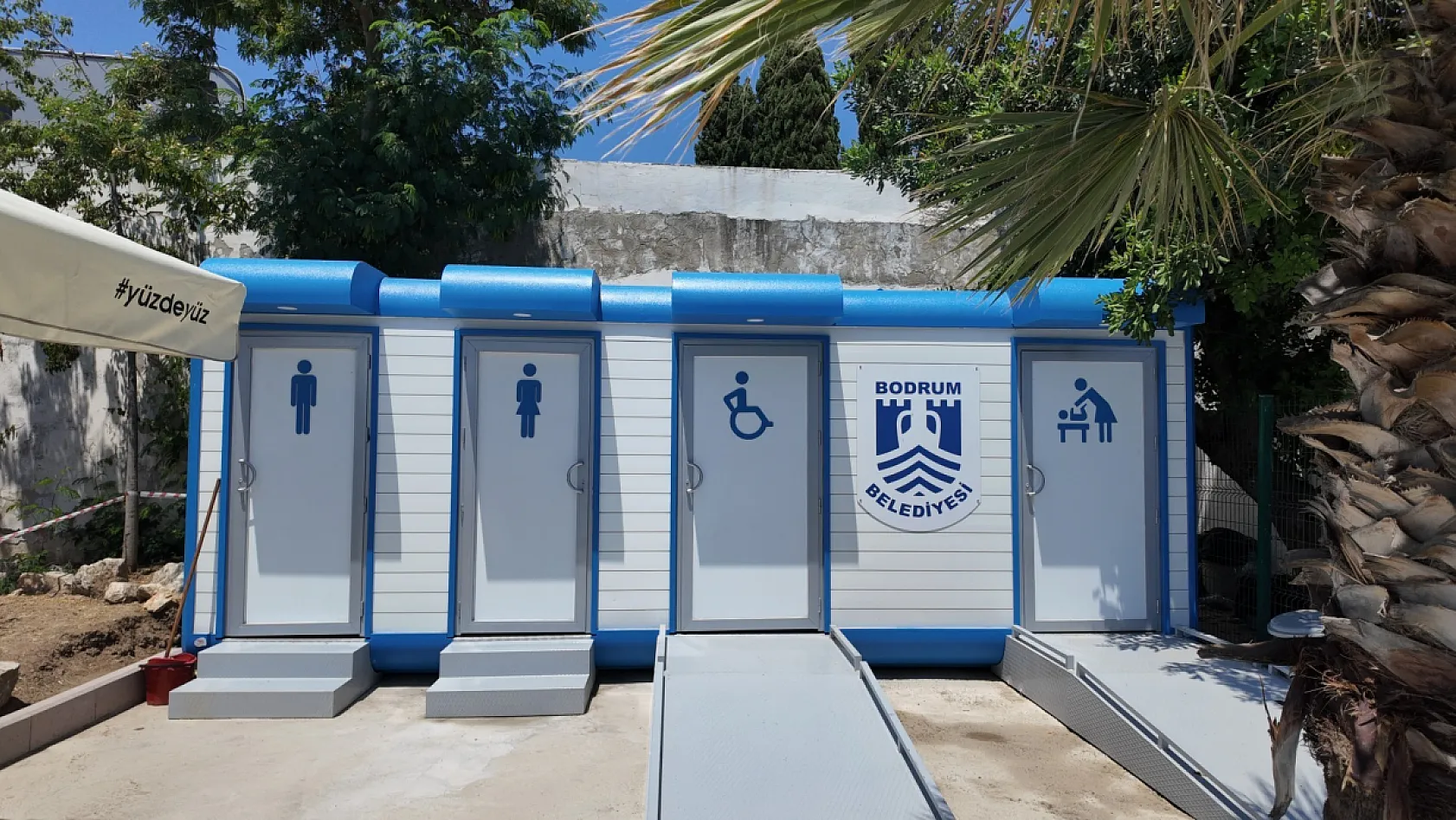 Bodrum'da modern tuvaletler hizmete alındı