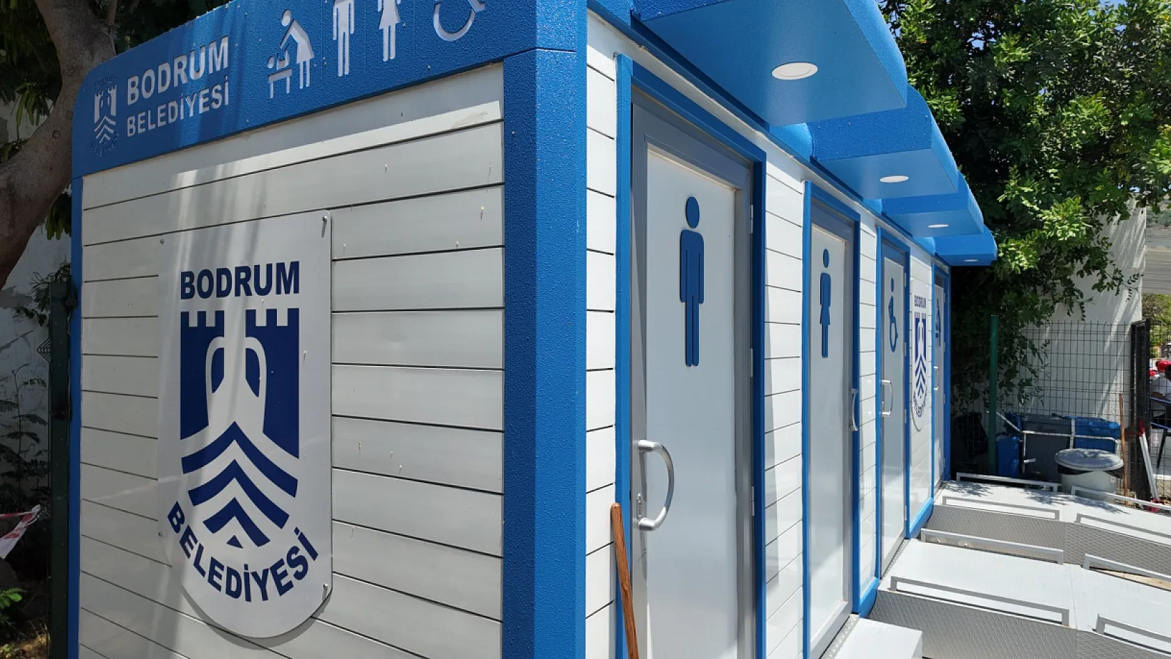 Bodrum'da modern tuvaletler hizmete alındı