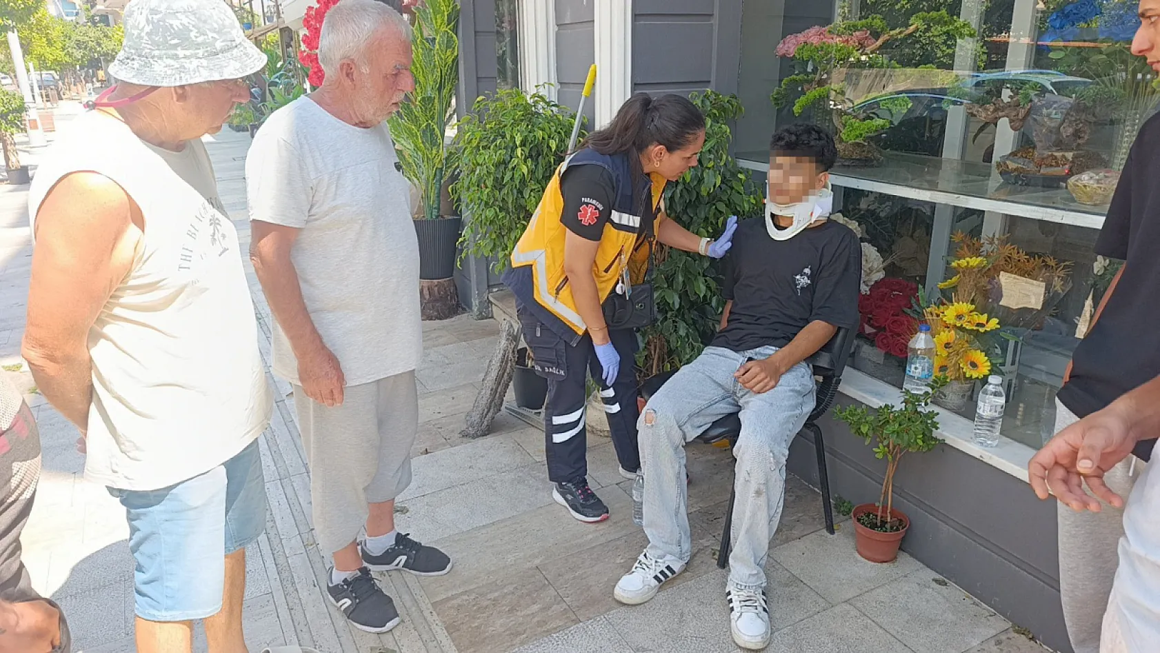 Aynı kavşakta bir saat arayla iki ayrı motosiklet kazası: 2 yaralı
