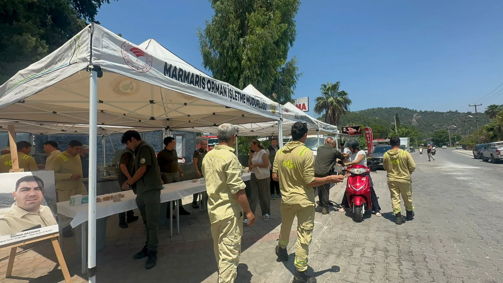 Marmaris'te orman şehitleri dualarla anıldı