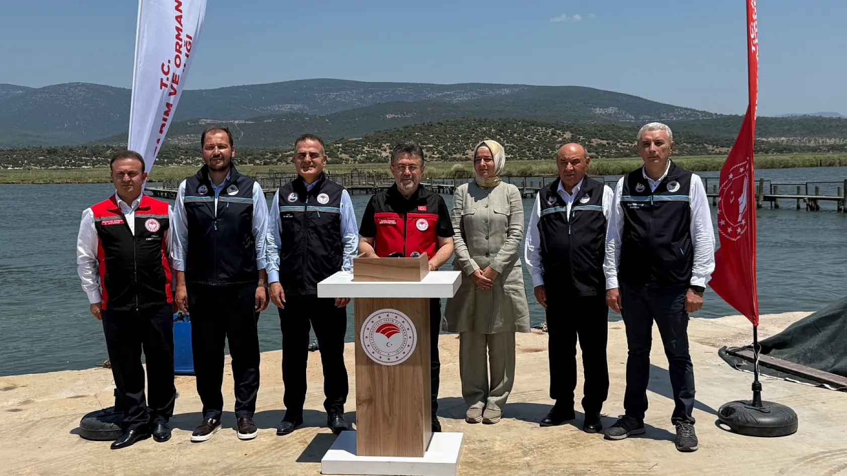 Bakan Yumaklı, Milas'taki su ürünleri tesisinde sektörün hedeflerini açıkladı