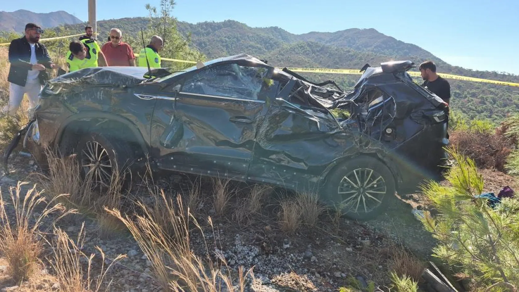 Datça'da trafik kazası: 1 ölü, 3 yaralı