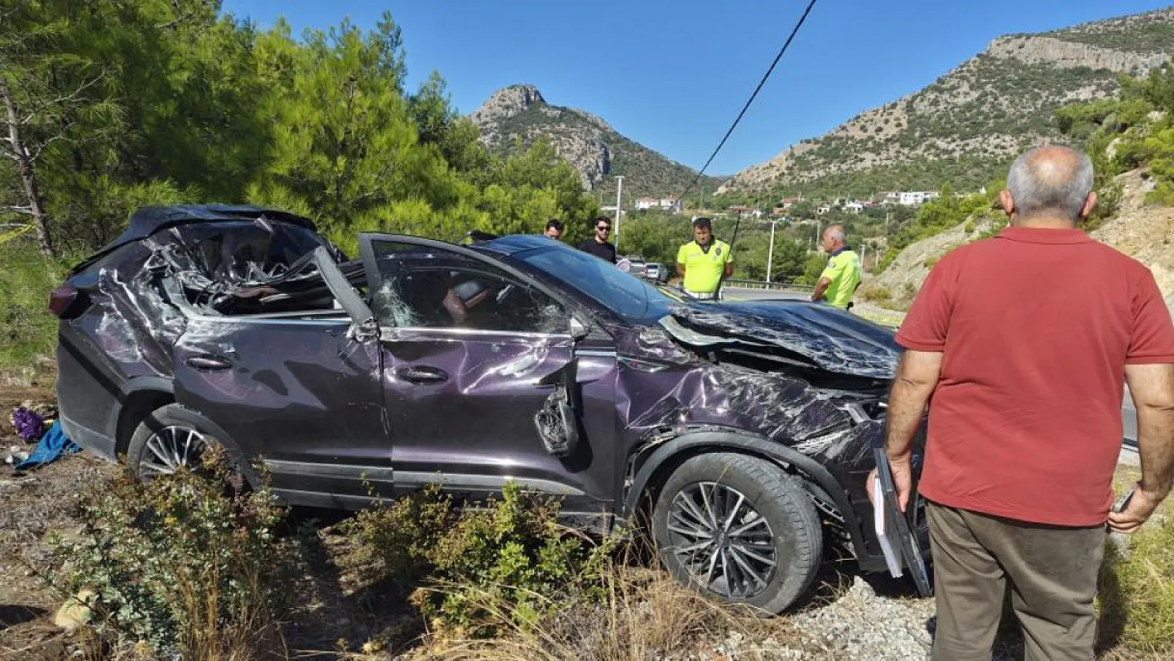 Datça'da trafik kazası: 1 ölü, 3 yaralı