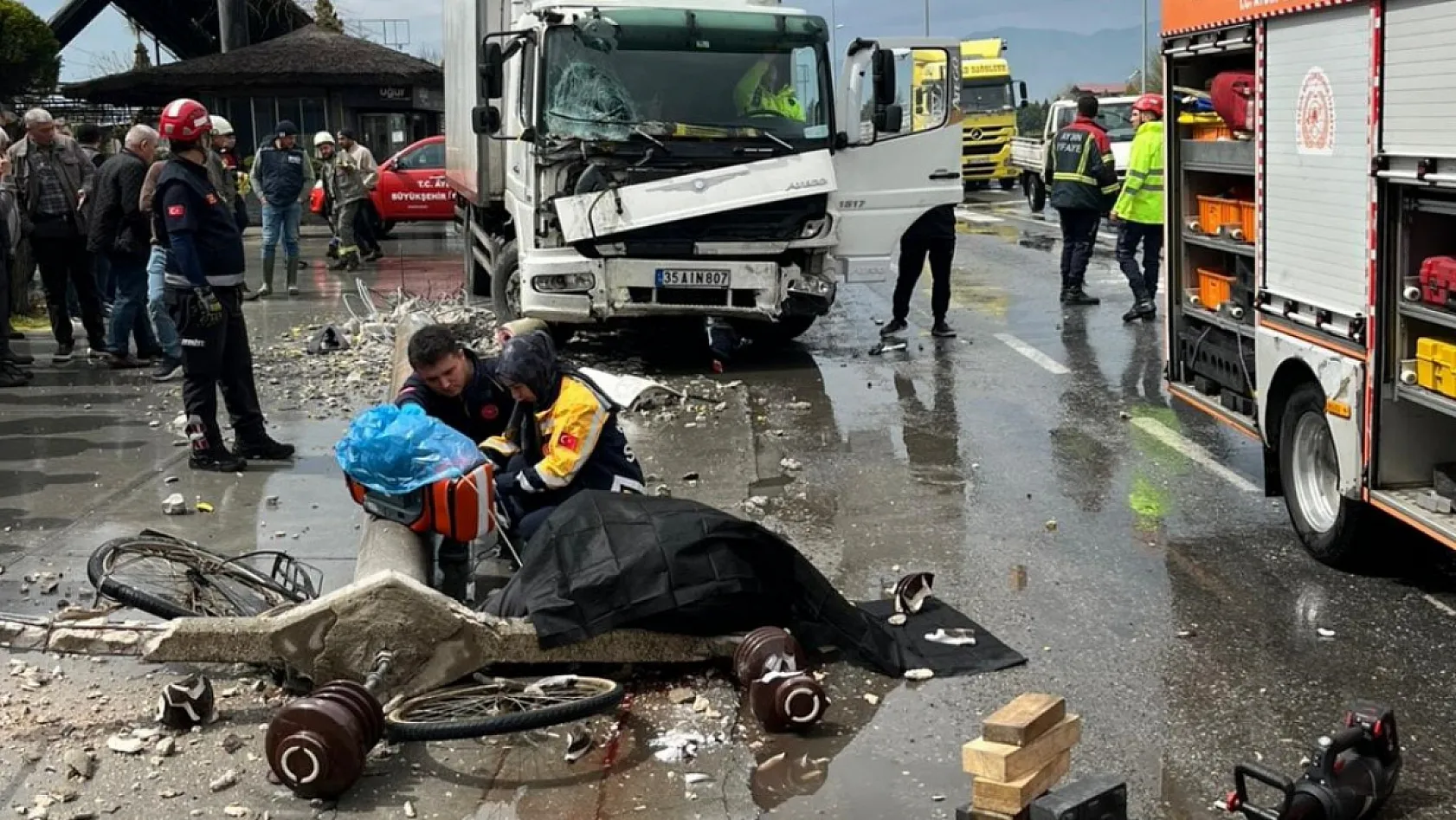 Aydın'da Feci Kaza: Bisiklet Sürücüsü Hayatını Kaybetti
