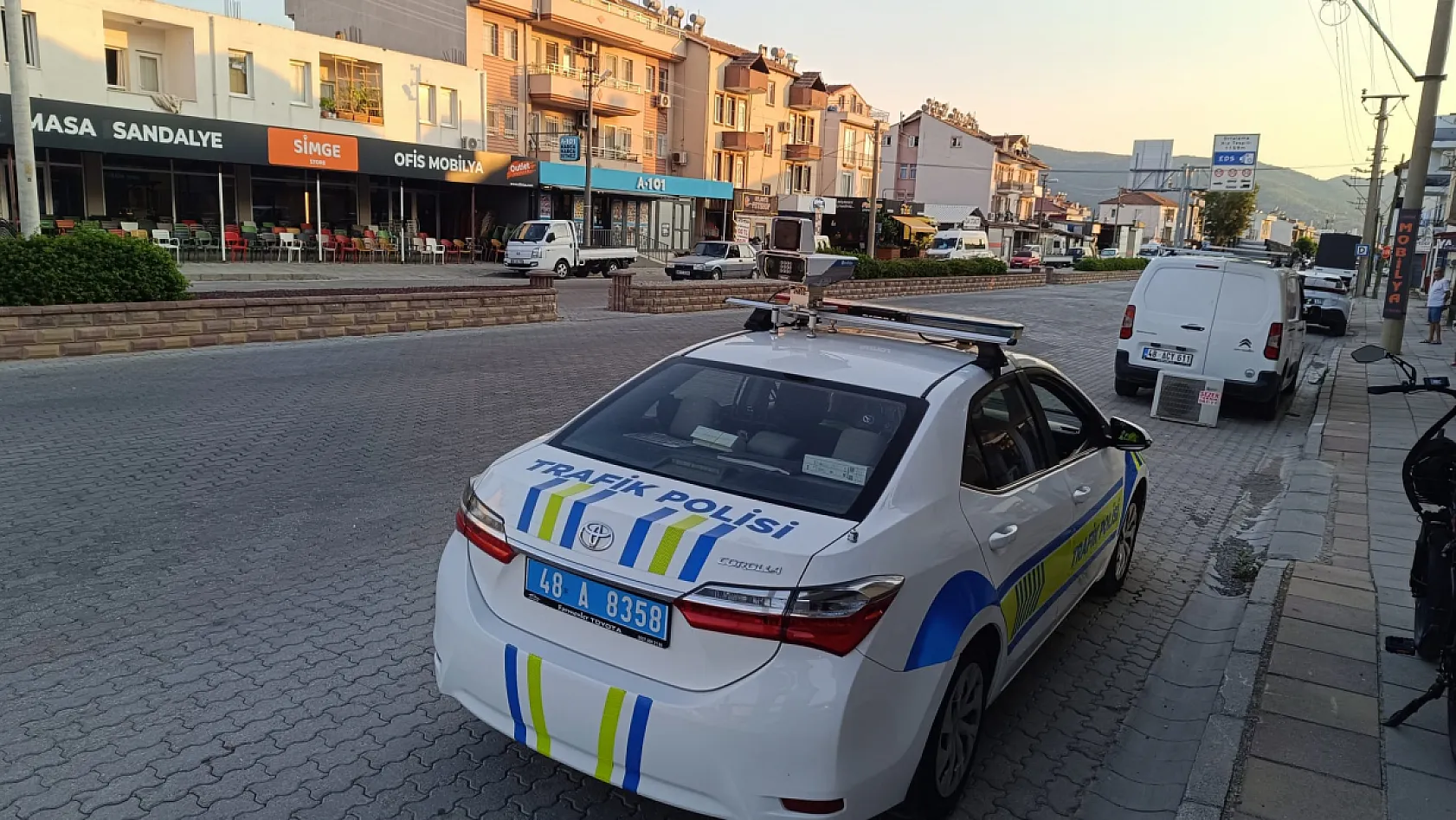 Fethiye'de Trafik Ekiplerinden Hız Denetimi