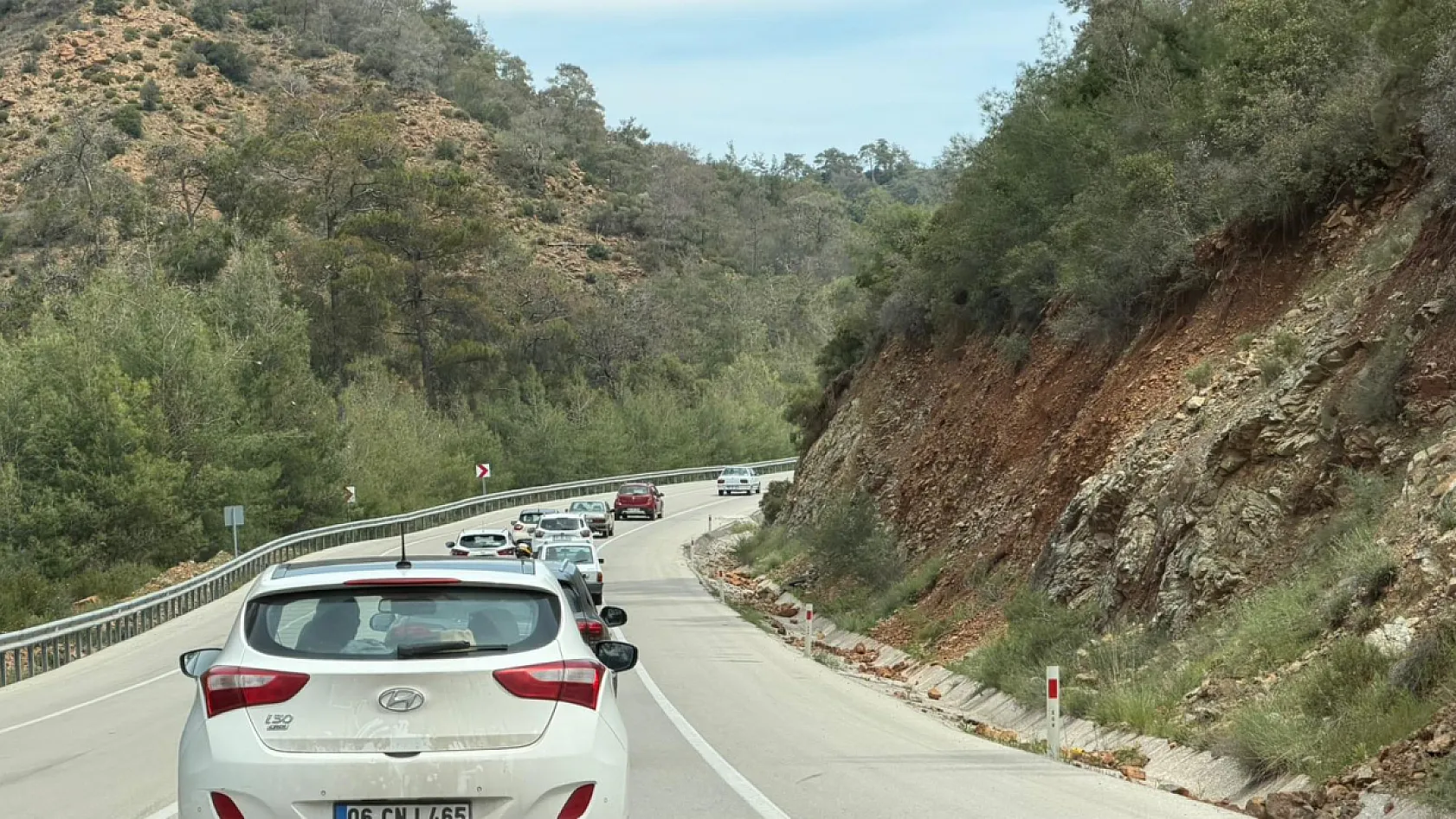 Fethiye'de festival sebebiyle trafik yoğunluğu