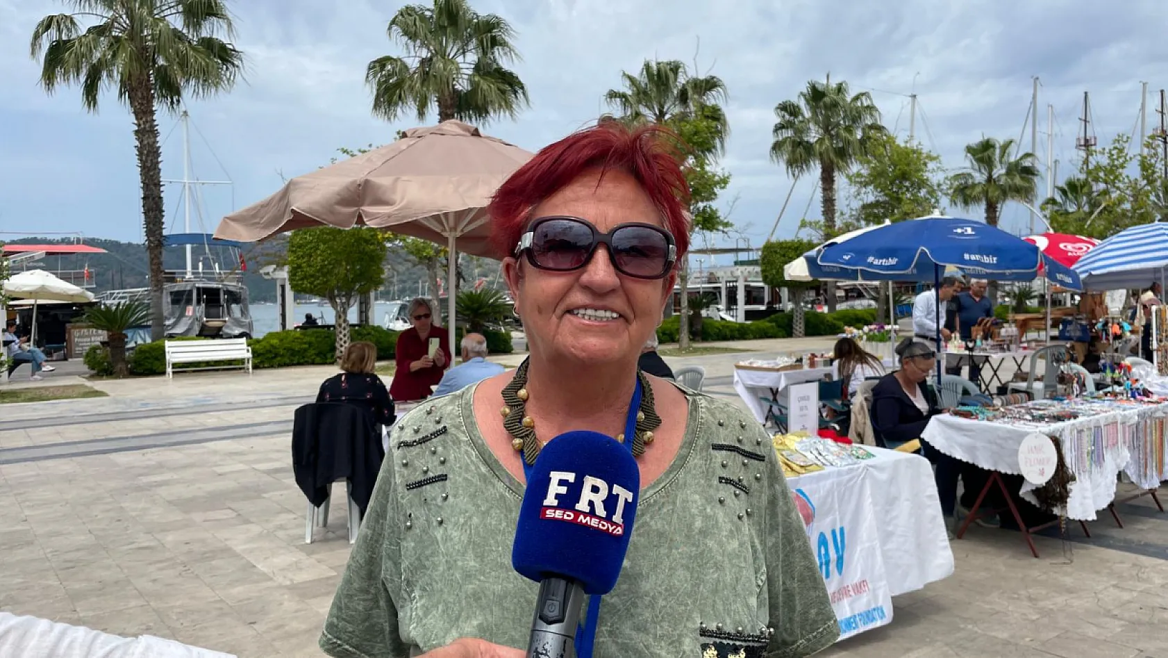 Fethiye'de Anneler Günü için el emeği stantları açıldı