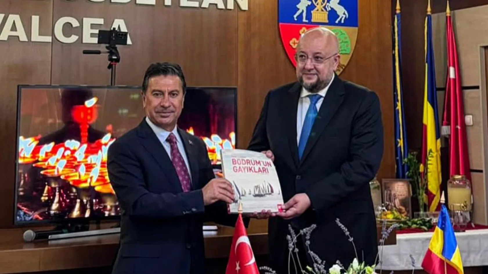 Başkan Aras, Romanya'da Kardeş Kent temaslarında bulundu