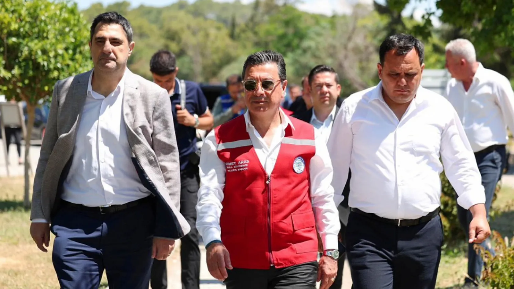 Başkan Aras Yatırımları Yerinde İnceledi