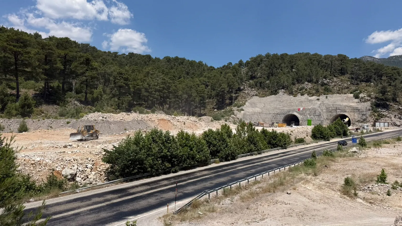 Fethiye-Seydikemer Karabel Tüneli Projesi'nde Çalışmalar Hız Kazandı