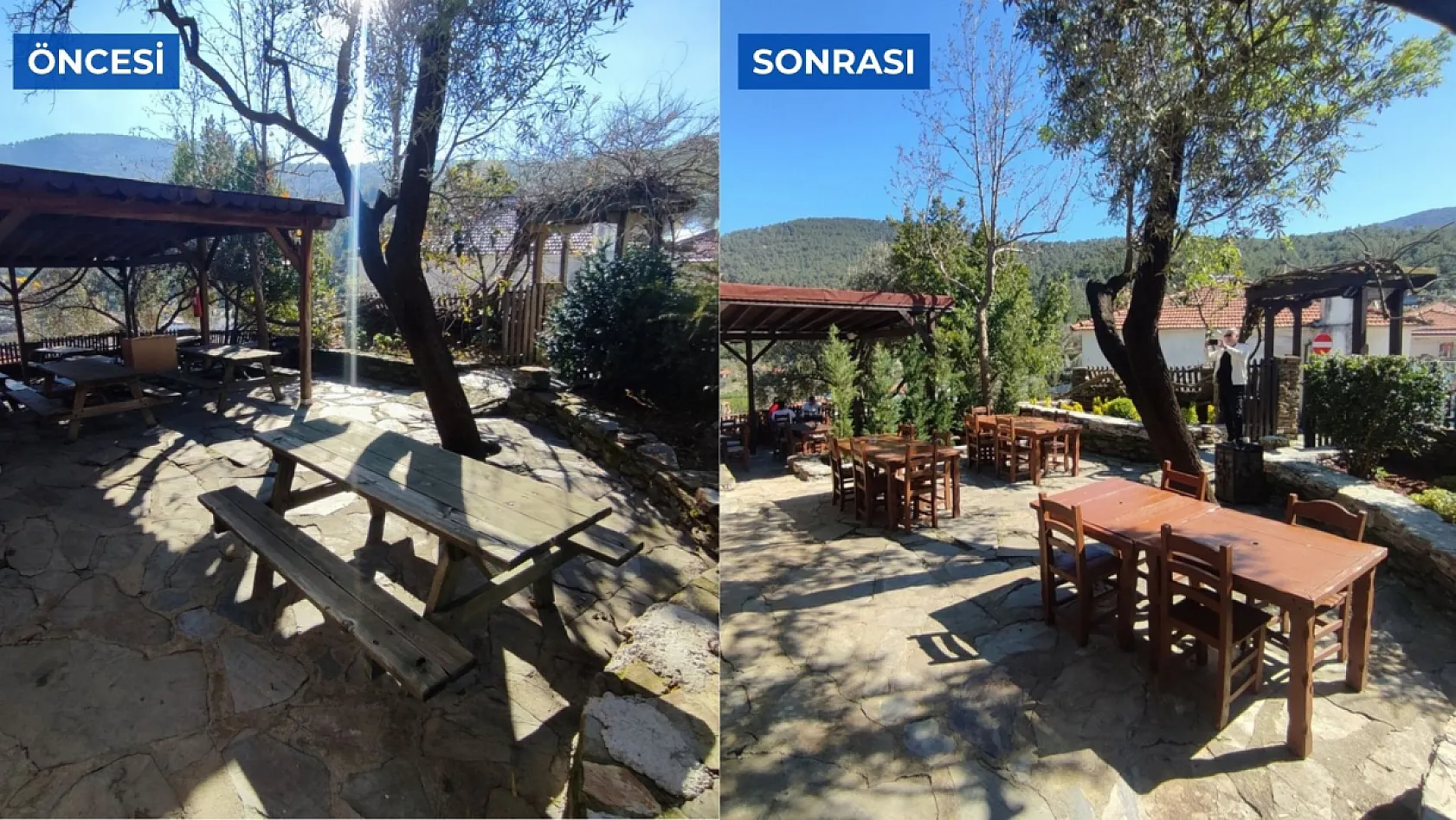 Muğla'daki Belen Kahvesi Yenilenen Yüzüyle Ziyaretçilerini Ağırlıyor