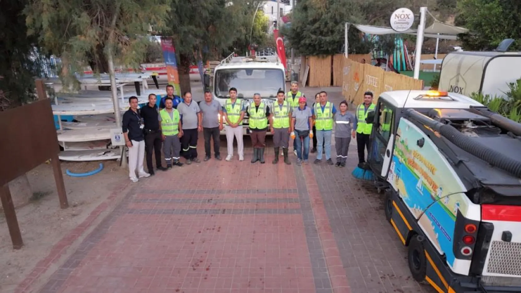 Bodrum Belediyesi Bitez Yalısı'nda Kapsamlı Temizlik Çalışması Gerçekleştirdi