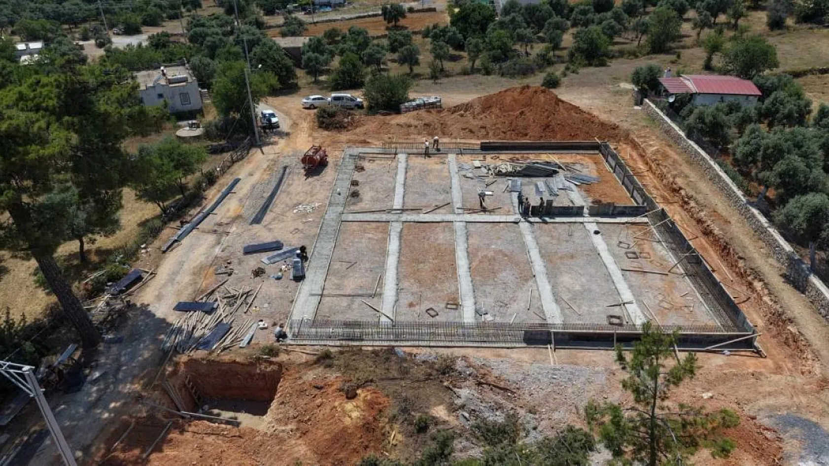 Bodrum'a kapalı pazar yeri kazandırılıyor