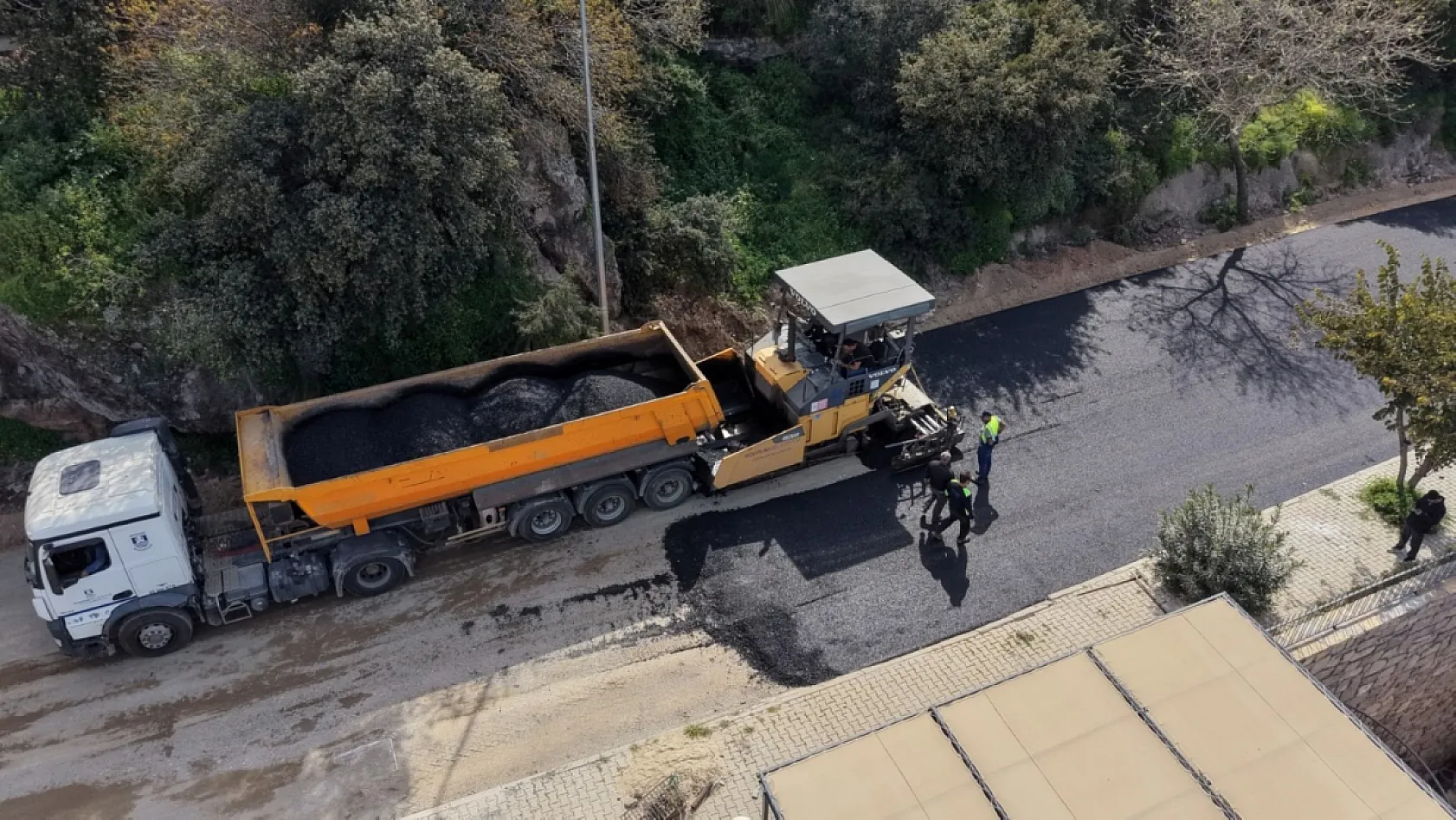 Bodrum'da Bergamut Caddesi yenilenen yüzüyle hizmete açılıyor