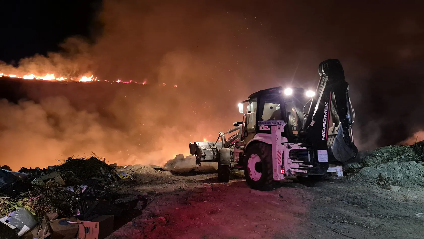 Bodrum'da makilik alanda çıkan yangın kontrol altına alındı