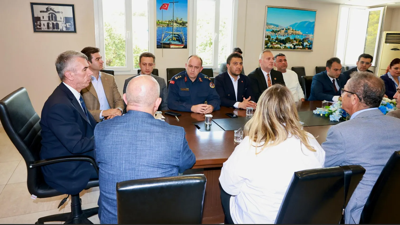 Bodrum'da turizm sezonu önü, ulaşım sorunlarının ele alındığı toplantı yapıldı