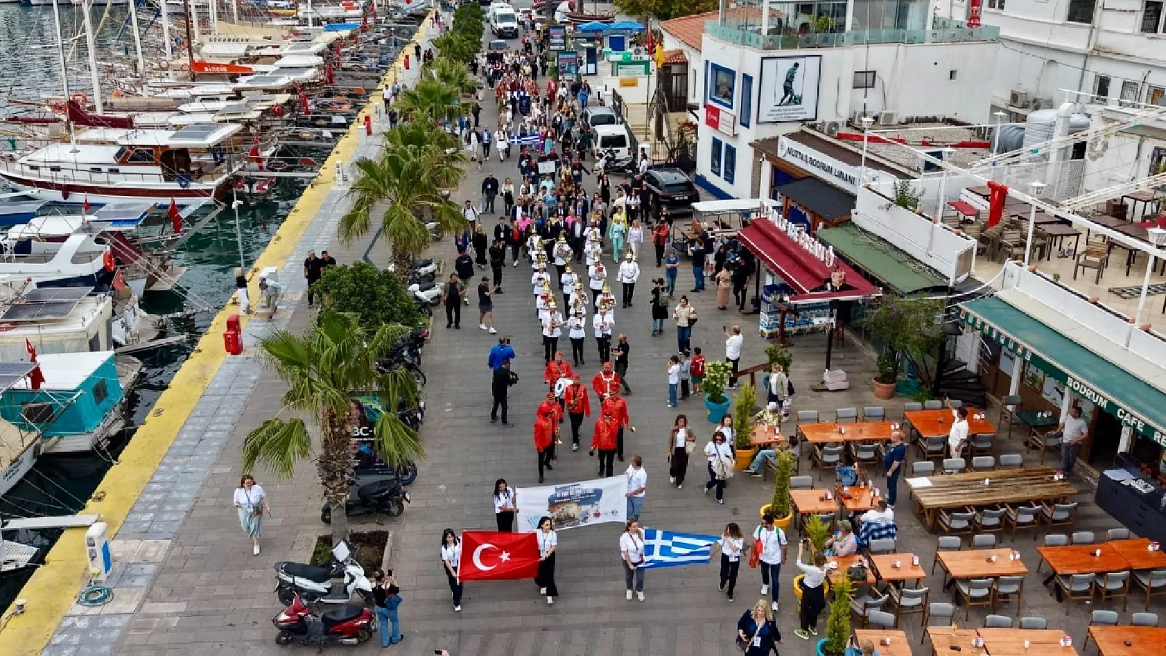 Bodrum'dan Yunanistan'a dostluk ve kültür köprüsü kuruldu