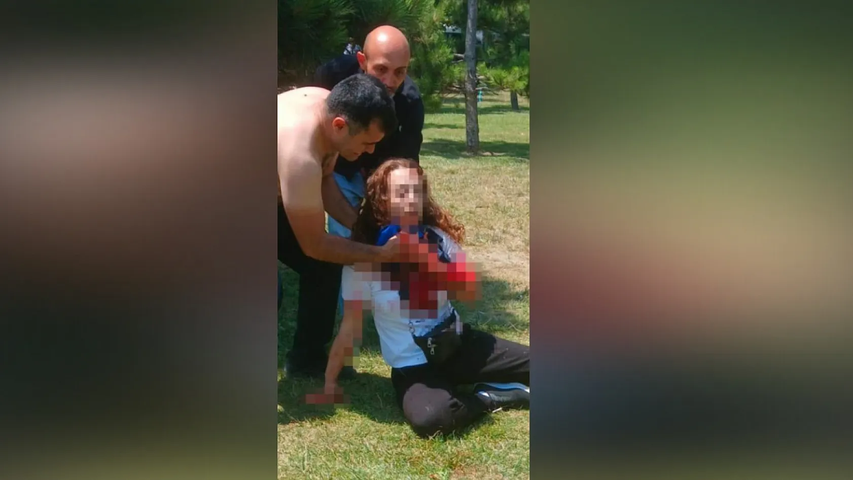 Boşanma aşamasındaki koca eşini boğazından bıçakladı