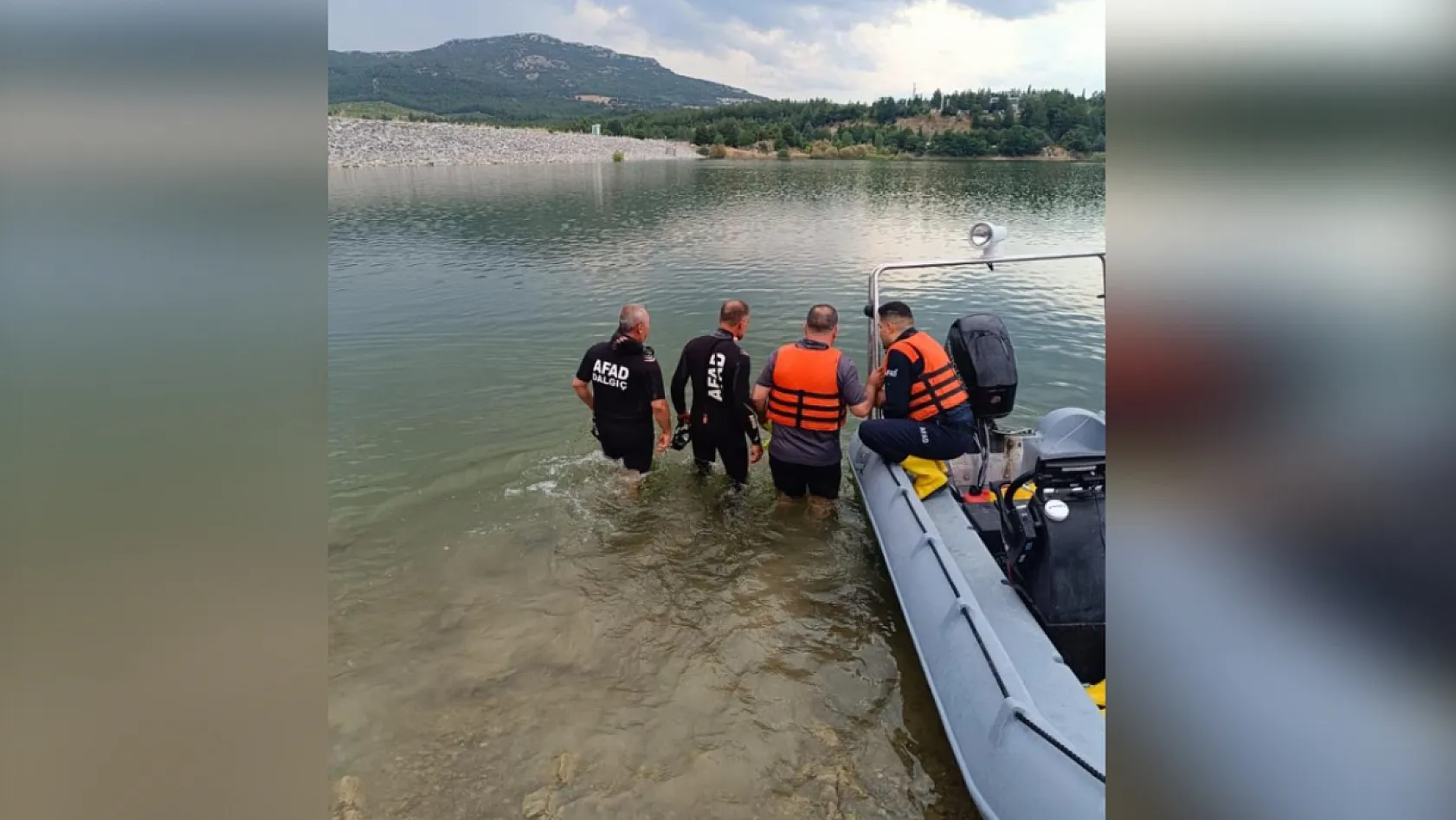 Burdur'da baraja giren genç kayboldu