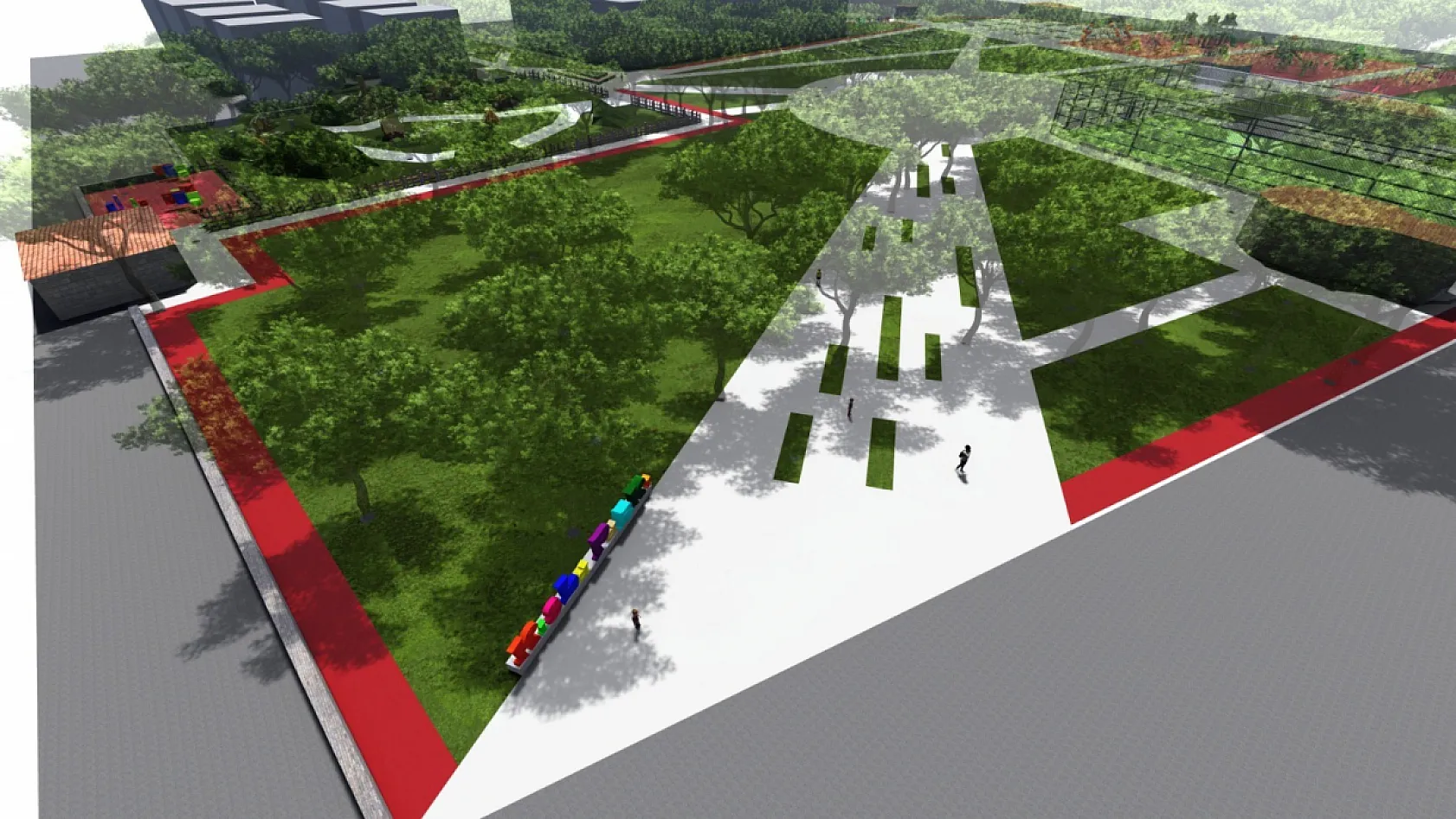 Muğla Büyükşehir Belediyesi Kışla Parkı'nı Yeniliyor