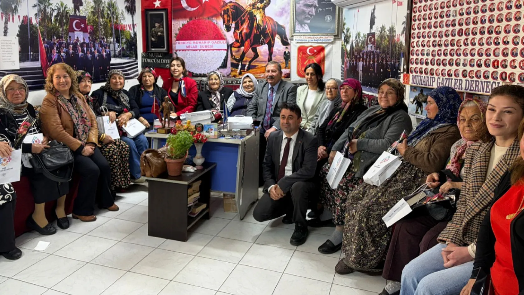 Milas, Menteşe ve Fethiye'de Şehit Anneleri ve Gazi Eşlerine Mevlit ve Dua Töreni