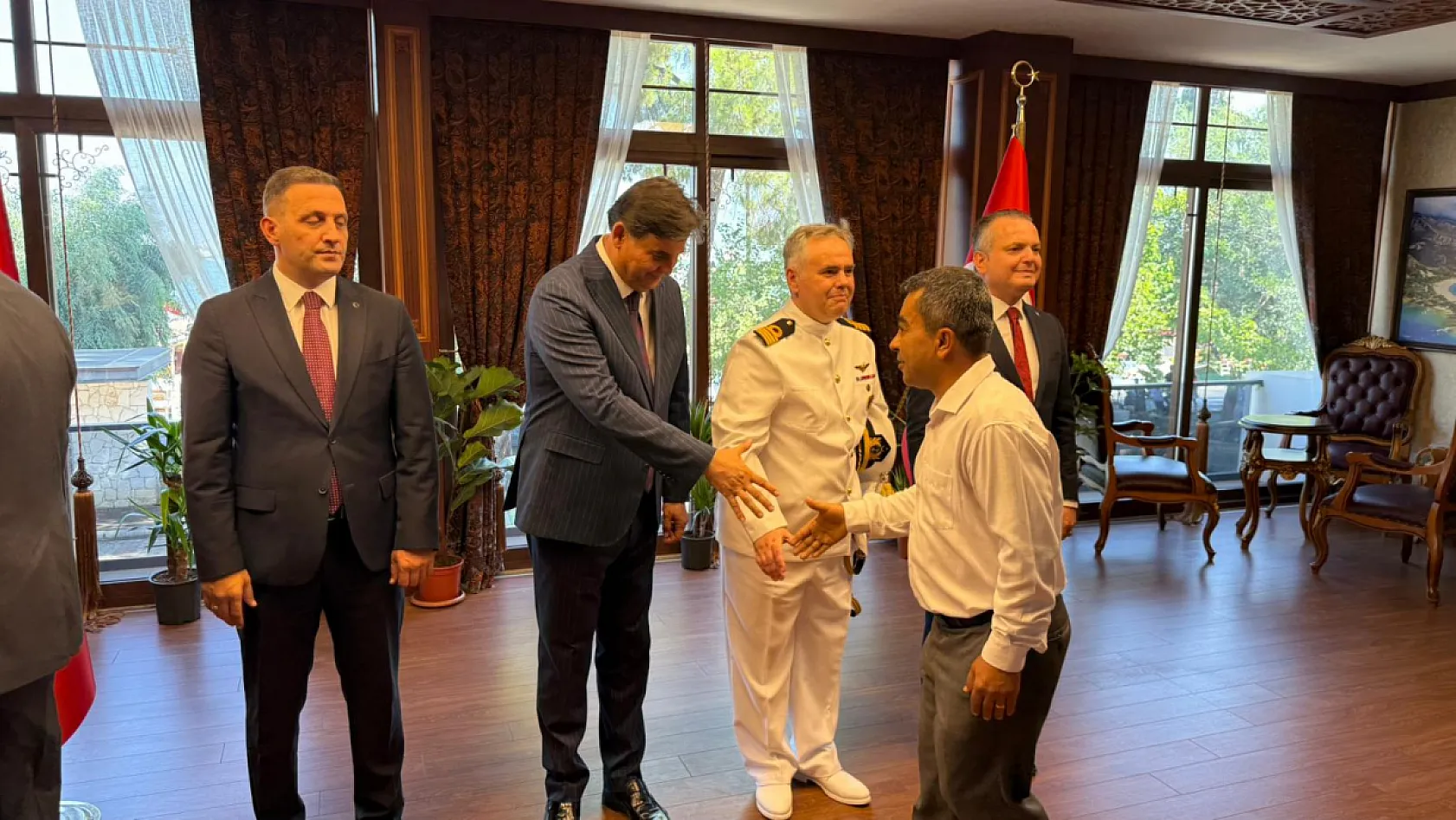 Fethiye Kaymakamlığı'nda Bayramlaşma Töreni Gerçekleştirildi