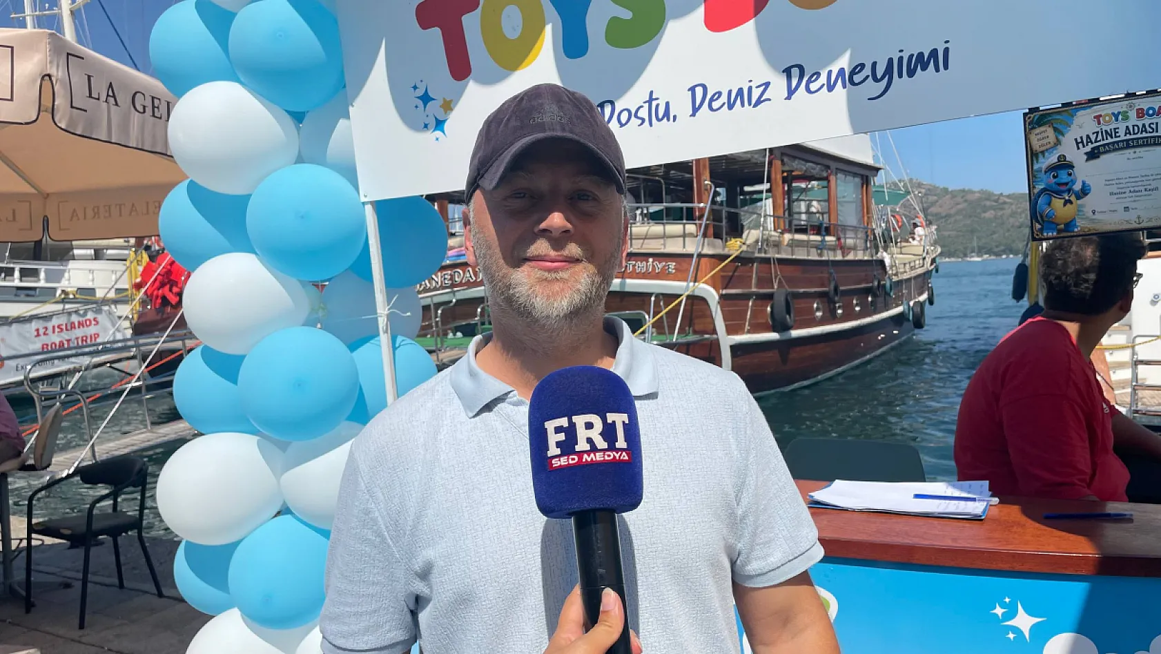 Fethiye'de Mavi Bilet'in Hayata Geçirdiği Toys Boat İlk Seferine Başladı
