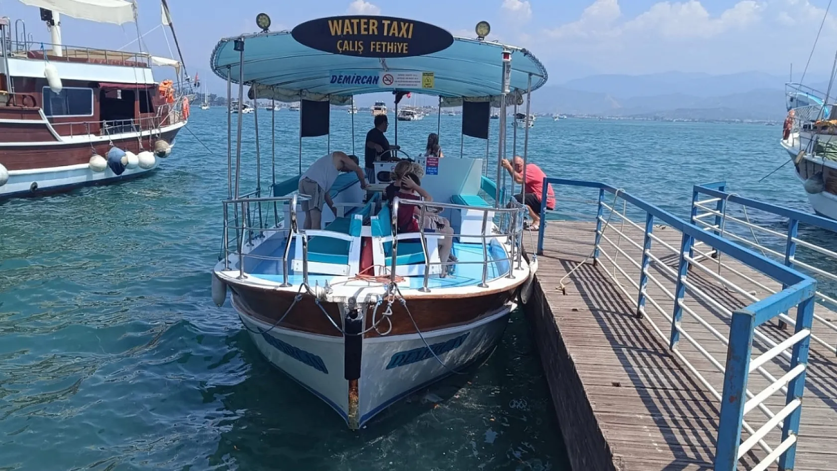 Çalış Boat Taxi'de yaz tarifesi başladı: Son sefer Fethiye'den 23.30'da