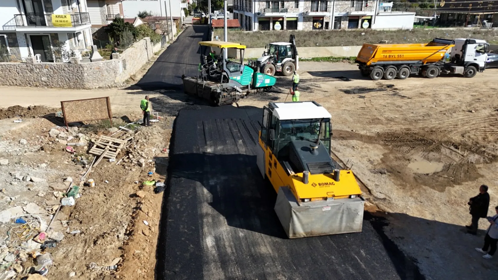 Datça'da Yollar Yenileniyor, Ulaşım Konforu Artıyor