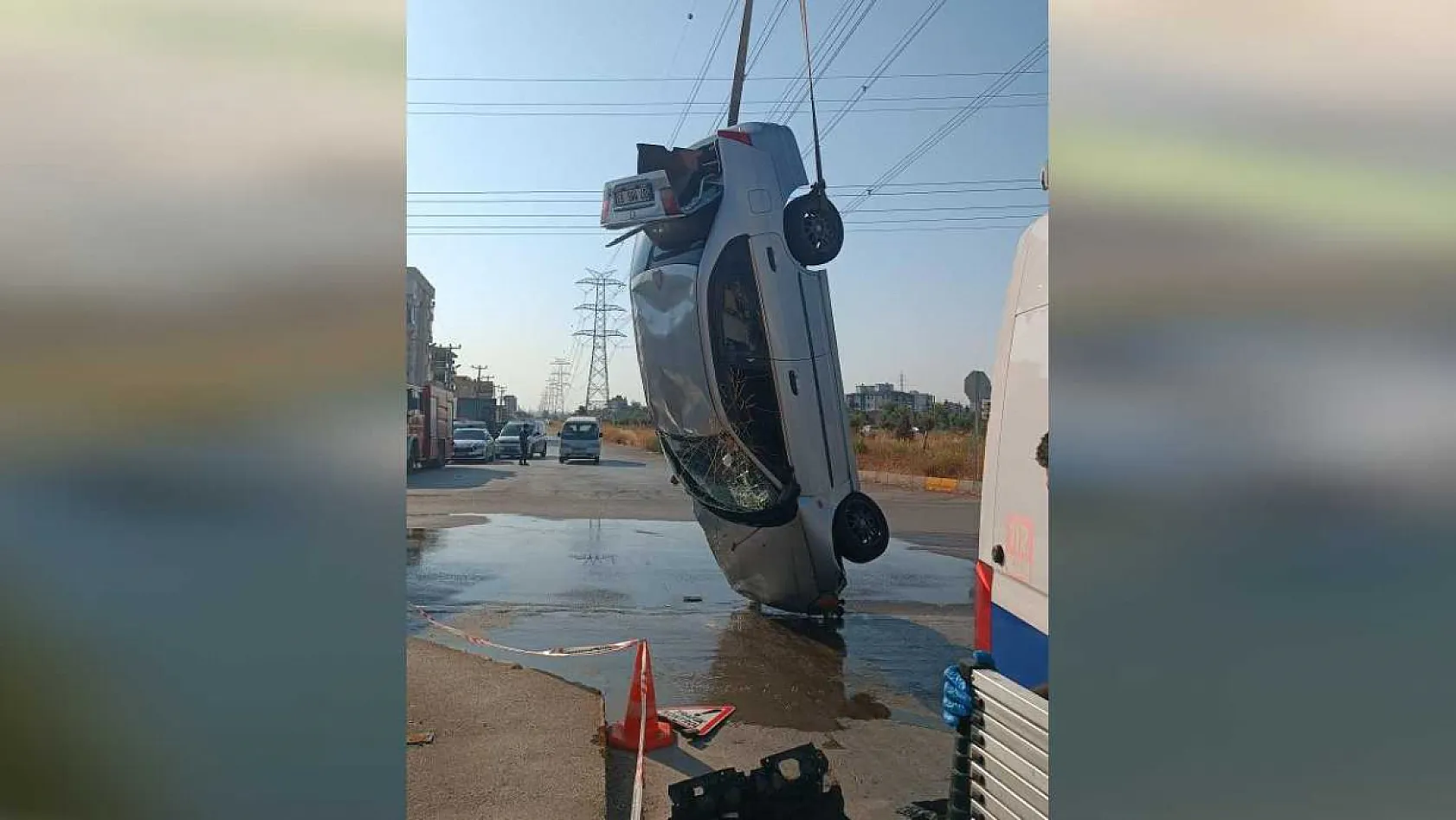 Otomobil su kanalına uçtu! 29 yaşındaki sürücü hayatını kaybetti