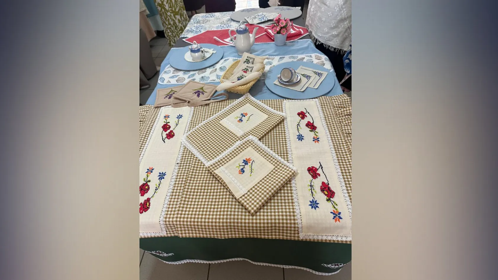 Fethiye Patlangıç'ta el emeği göz nuru eserler görücüye çıktı
