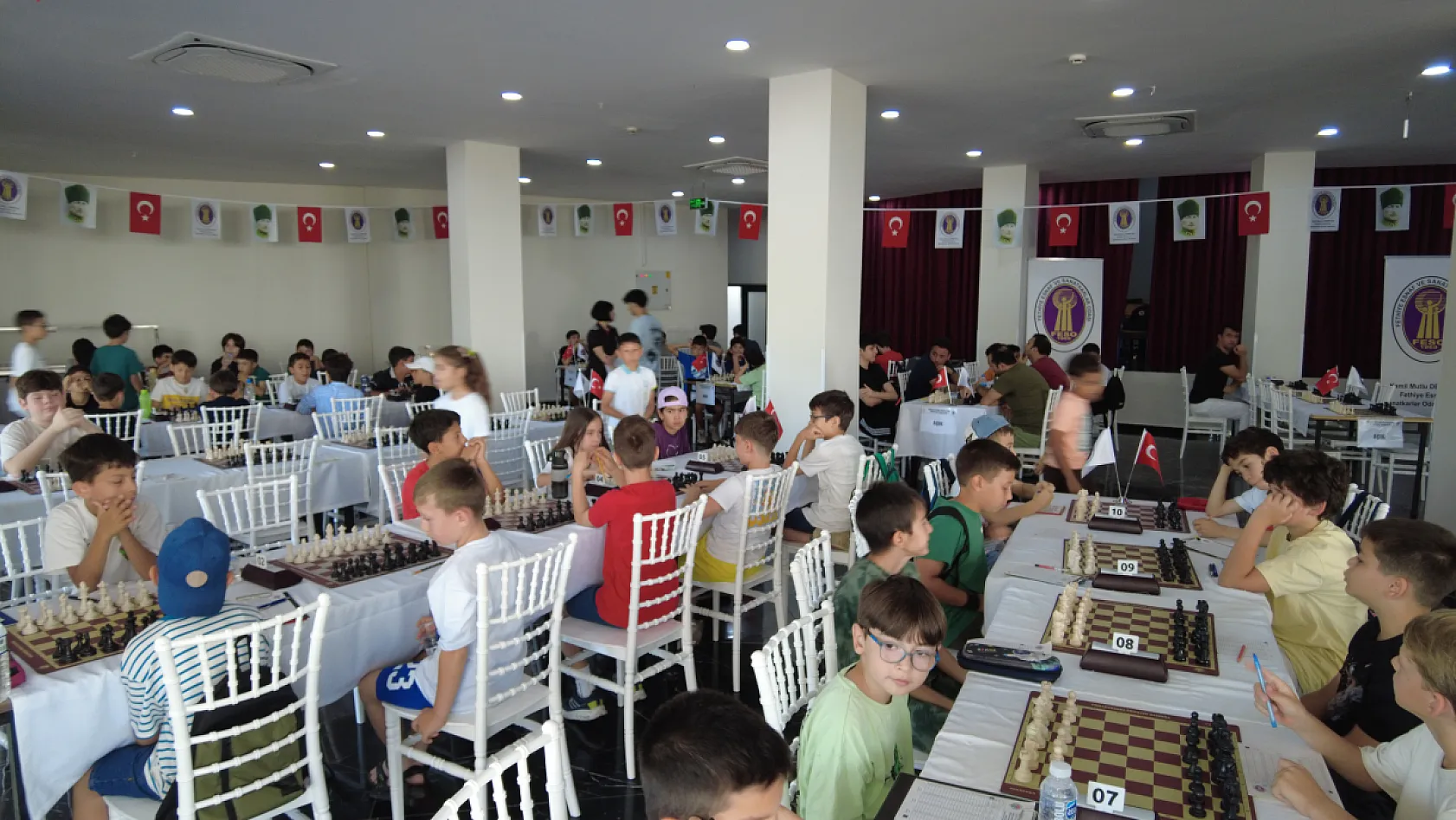 Fethiye'de Beşkaza Satranç Turnuvası Başladı