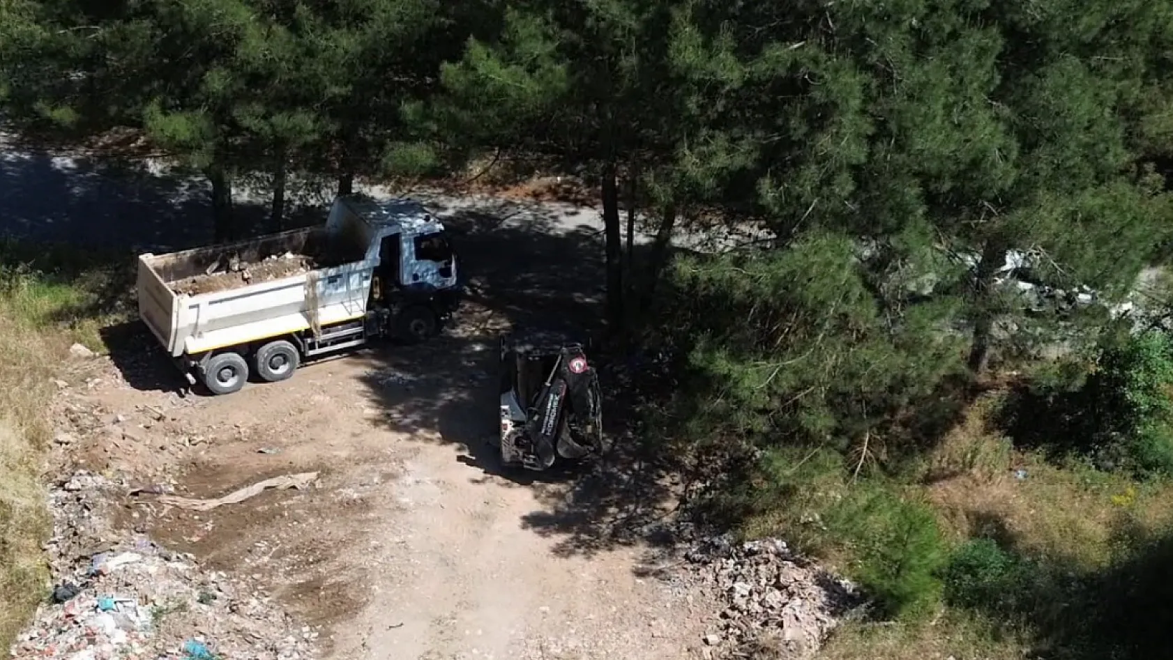 Muğla Büyükşehir Belediyesi Kaçak Döküme Karşı Denetimleri Drone ile Güçlendiriyor