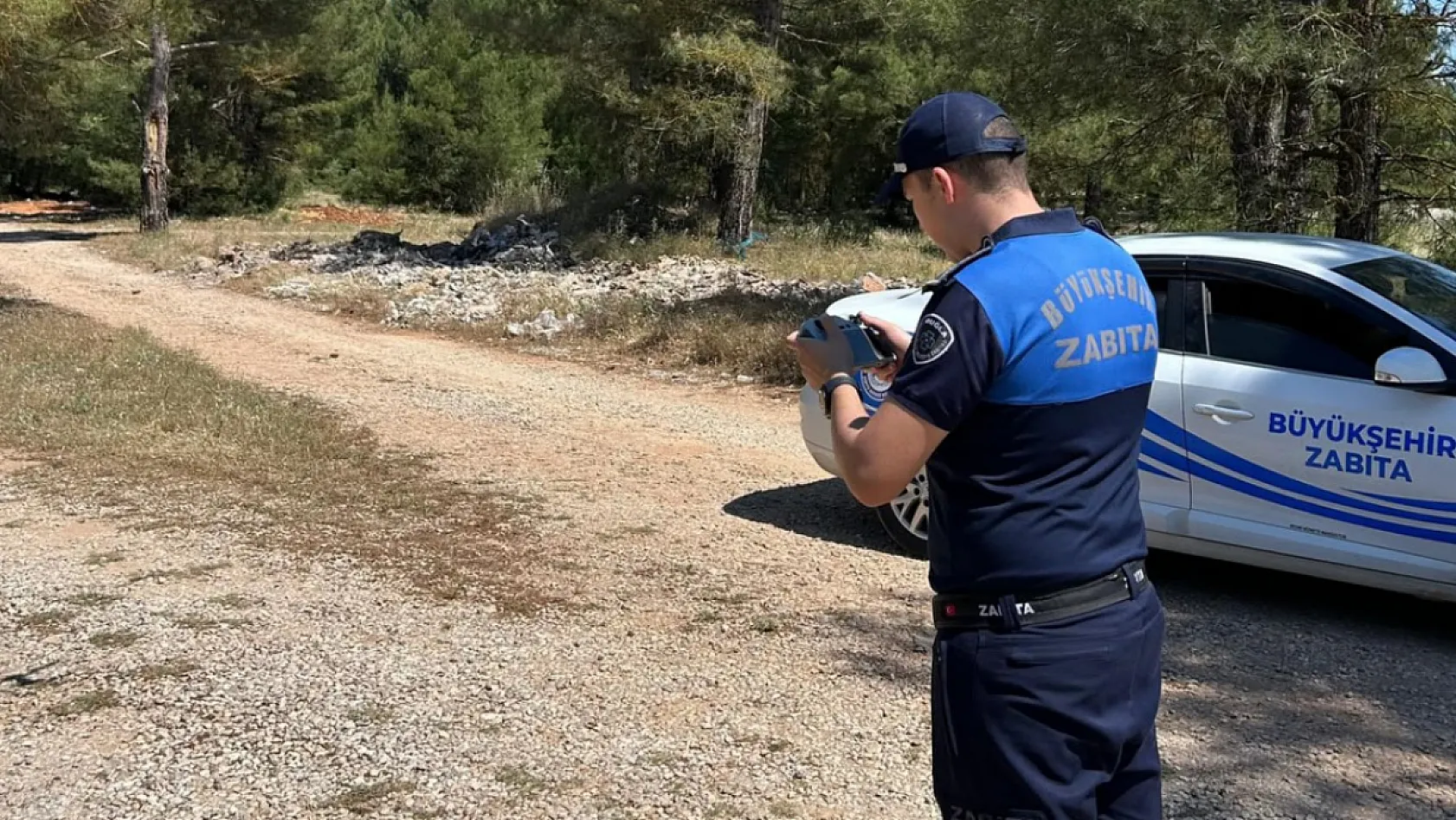 Muğla Büyükşehir Belediyesi Kaçak Döküme Karşı Denetimleri Drone ile Güçlendiriyor