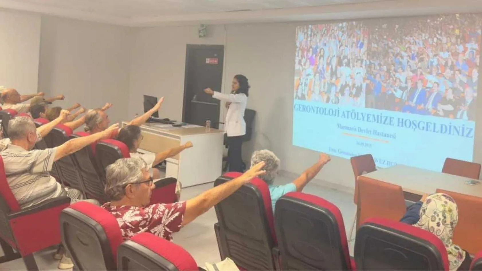 Marmaris Devlet Hastanesi'nde gerontoloji atölyesi başladı