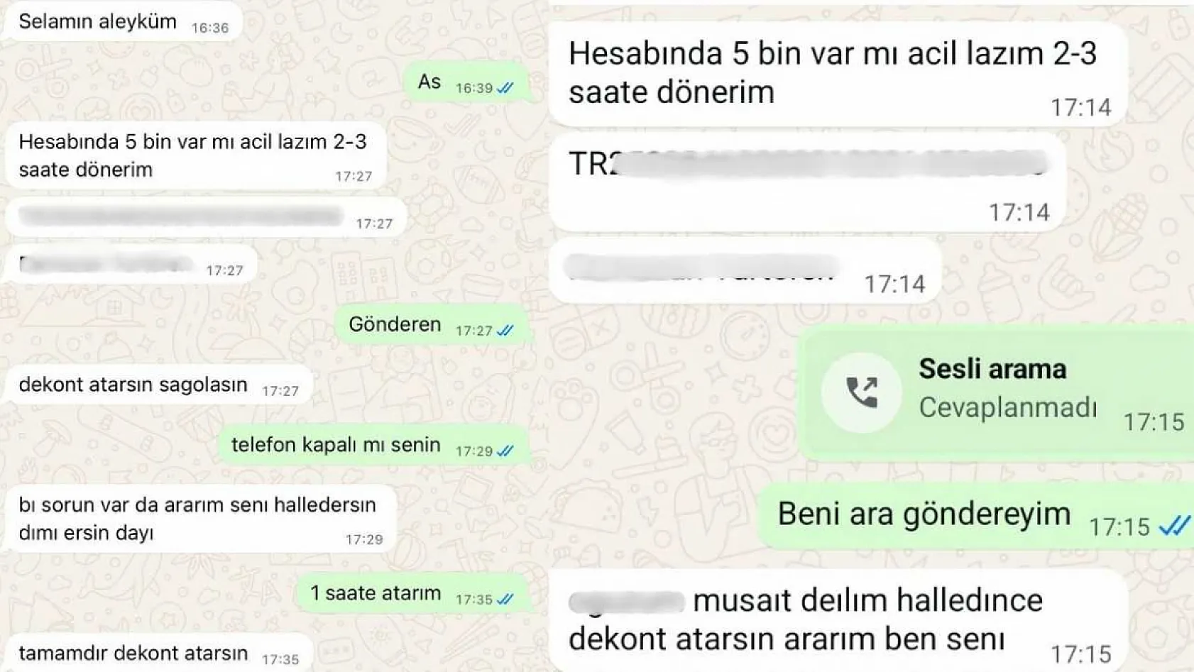 Fethiye'de WhatsApp Dolandırıcılığı! 'Acil Para Lazım' Mesajına Sakın Kanmayın Dolandırıcılar '5 Bin Lira Lazım' Oyunu Başlattı