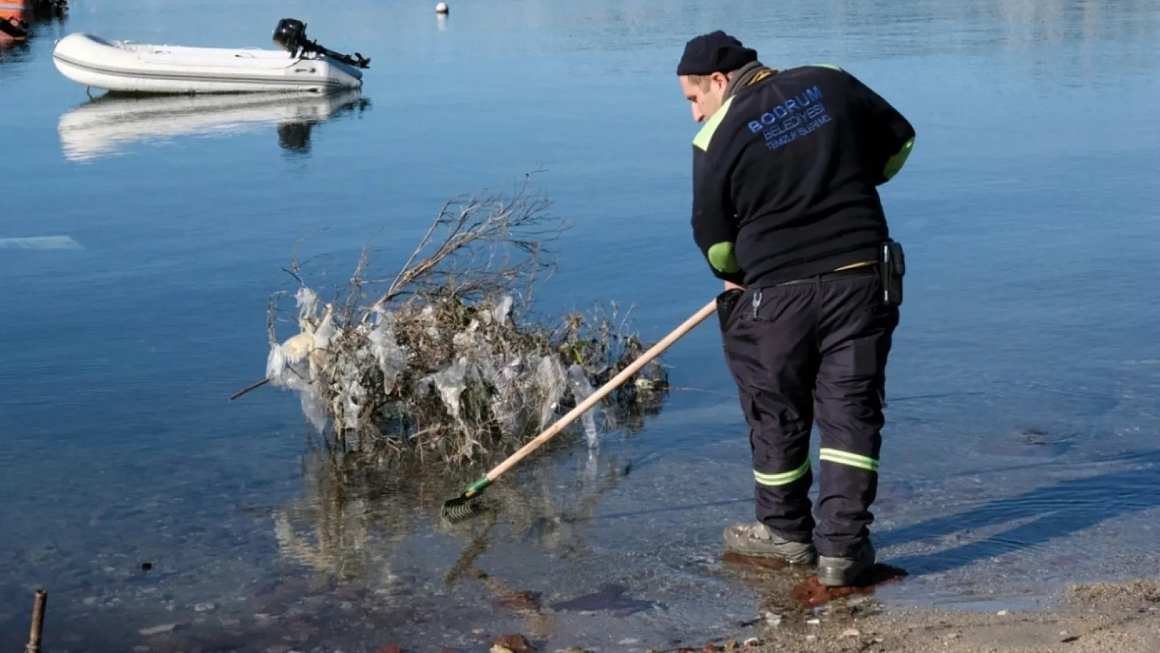 Bodrum Belediyesi'nin çevre kirliliğiyle mücadelesi devam ediyor