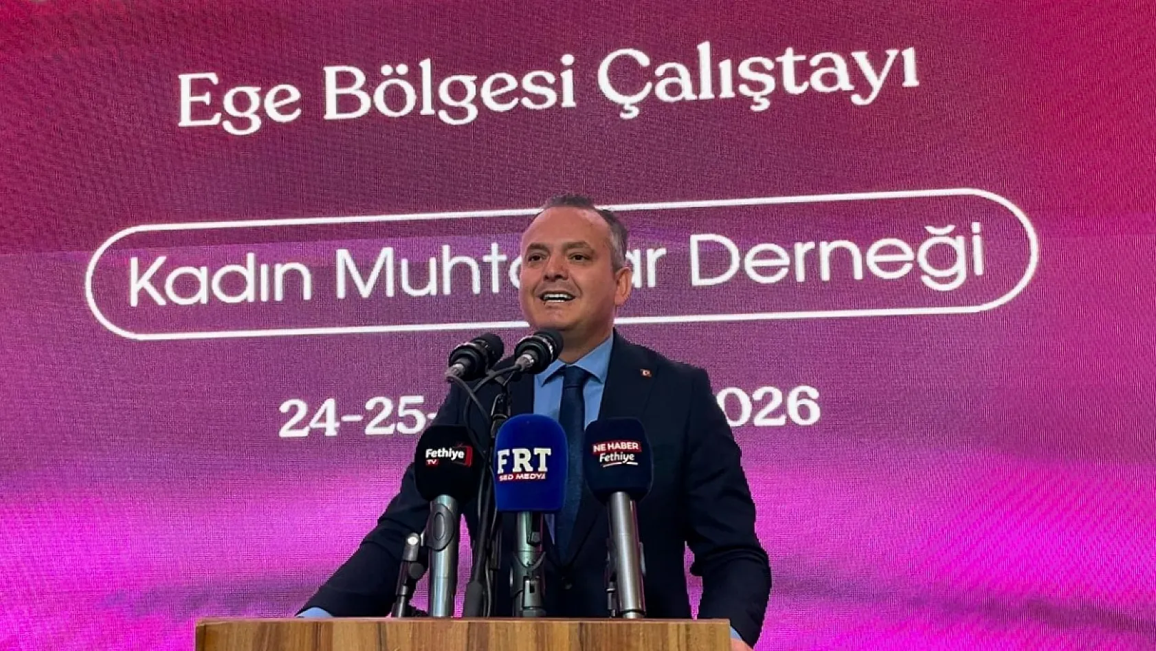Ege'nin kadın muhtarları Fethiye'de buluştu: 'Muhtarın Yanında, Muhtarlığın Yarınında'