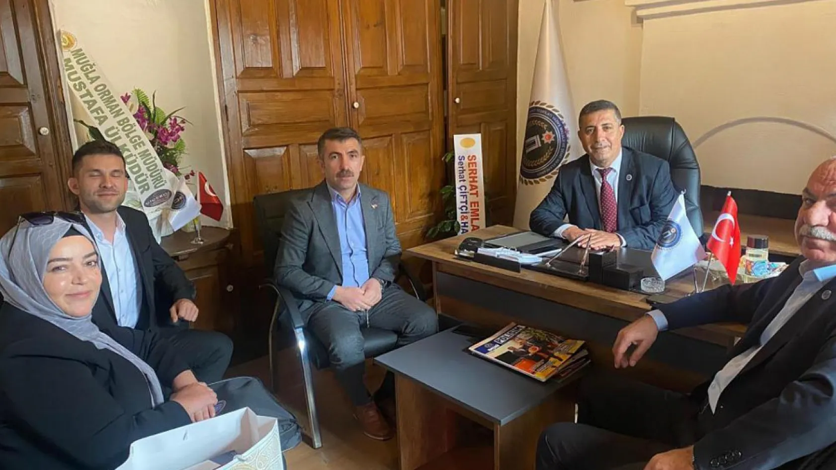EMŞAV'a Emniyet Teşkilatı Sendikası Genel Başkanı Okumuş'tan ziyaret
