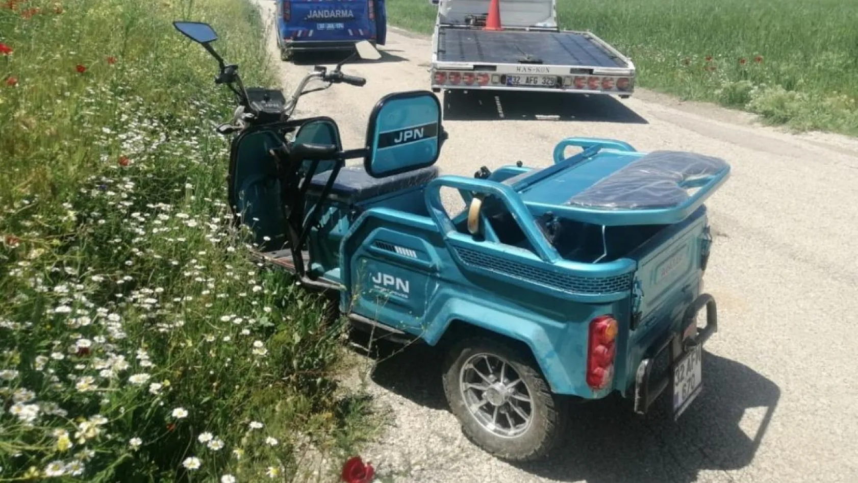 Eşini yolcu ettikten sonra dönüş yolunda kaza yapan yaşlı adam hayatını kaybetti