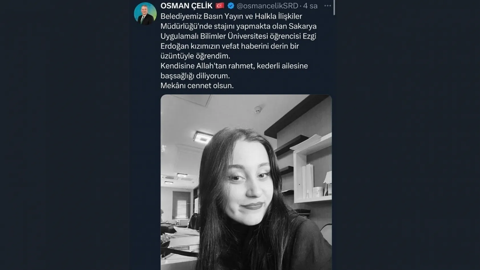 20 yaşındaki üniversite öğrencisi yatağında ölü bulundu