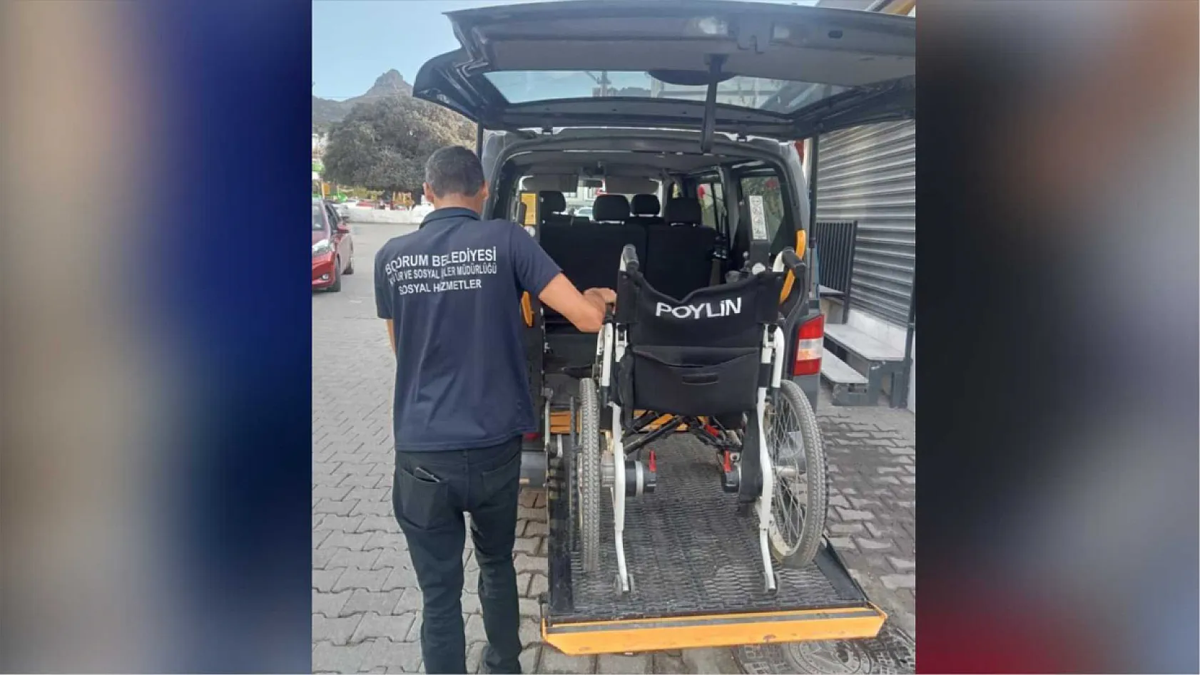 Bodrum Belediyesi'nden akülü sandalye bakım, onarım desteği