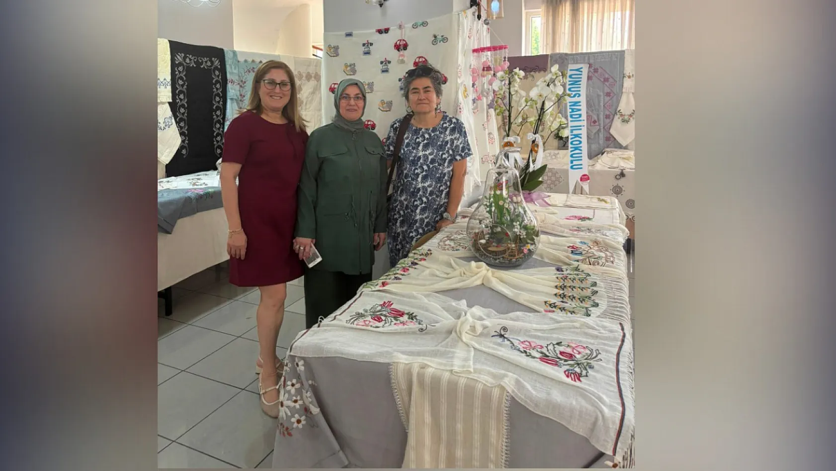 Fethiye Patlangıç'ta el emeği göz nuru eserler görücüye çıktı
