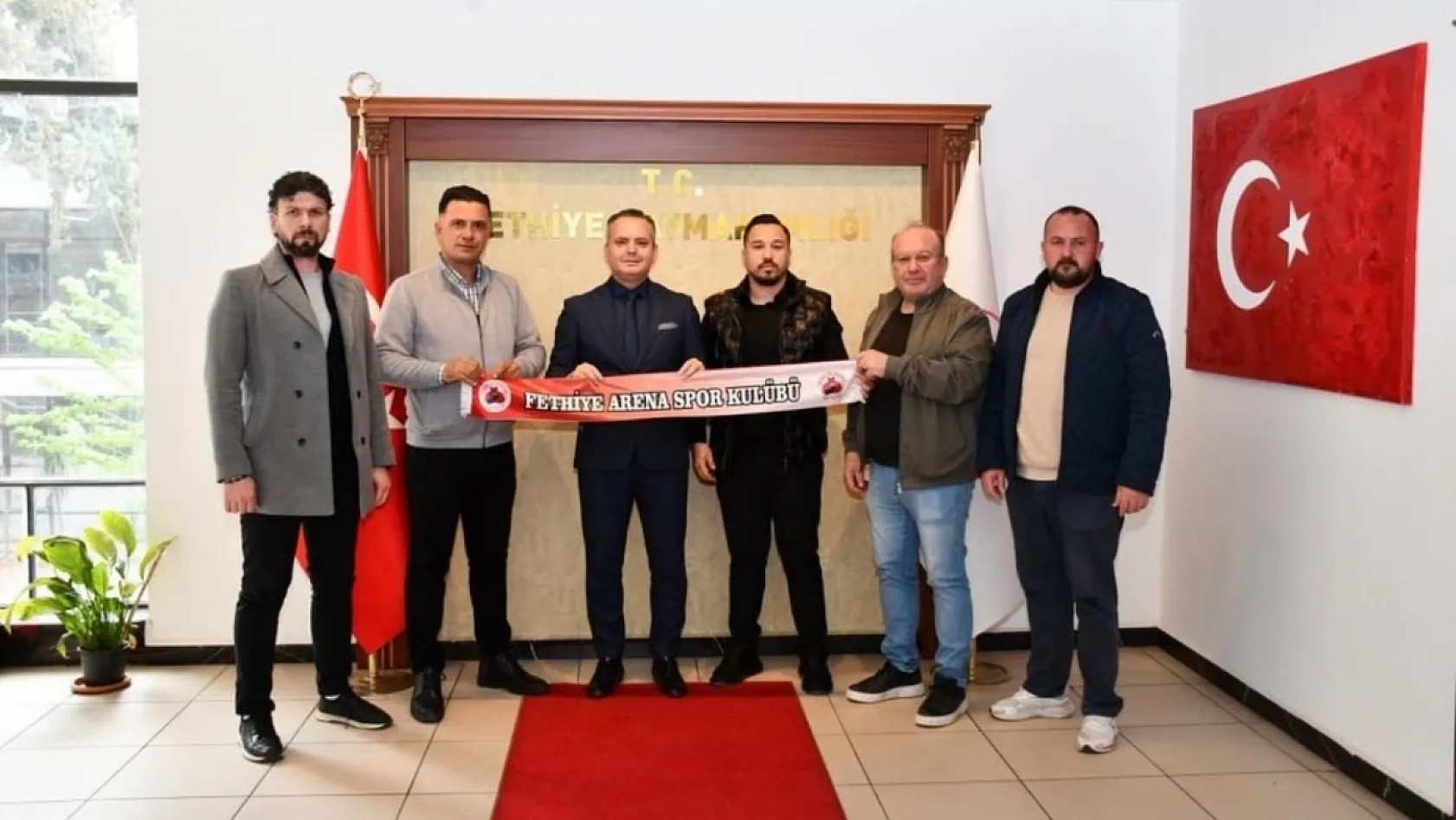 Fethiye Arena Spor Kulübü'nden Kaymakam Akkaya'ya Ziyaret